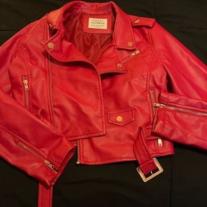 Red jacket